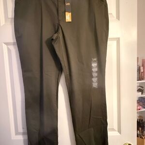 Lee Women's Dark Olive Chinos